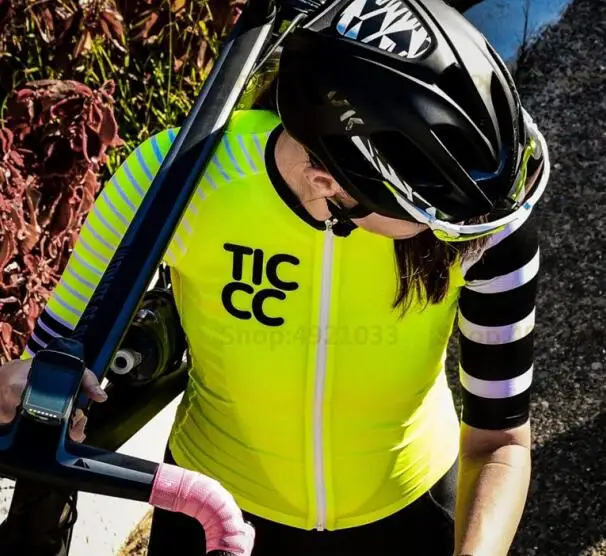 6 Es ticc Equipo Ciclismo Jersey Mujer Verano Nuevo Estilo De Carretera Ciclismo Ropa Deporte De Carreras De Manga Corta Camisa - Цвет: 6