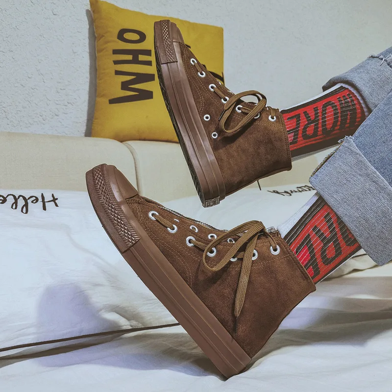 

Cool Hight-top Zipper Shoes Men's 2020 Spring New Style Korean-style Trend of Fashion Casual Versatile Street Fashion Shoe