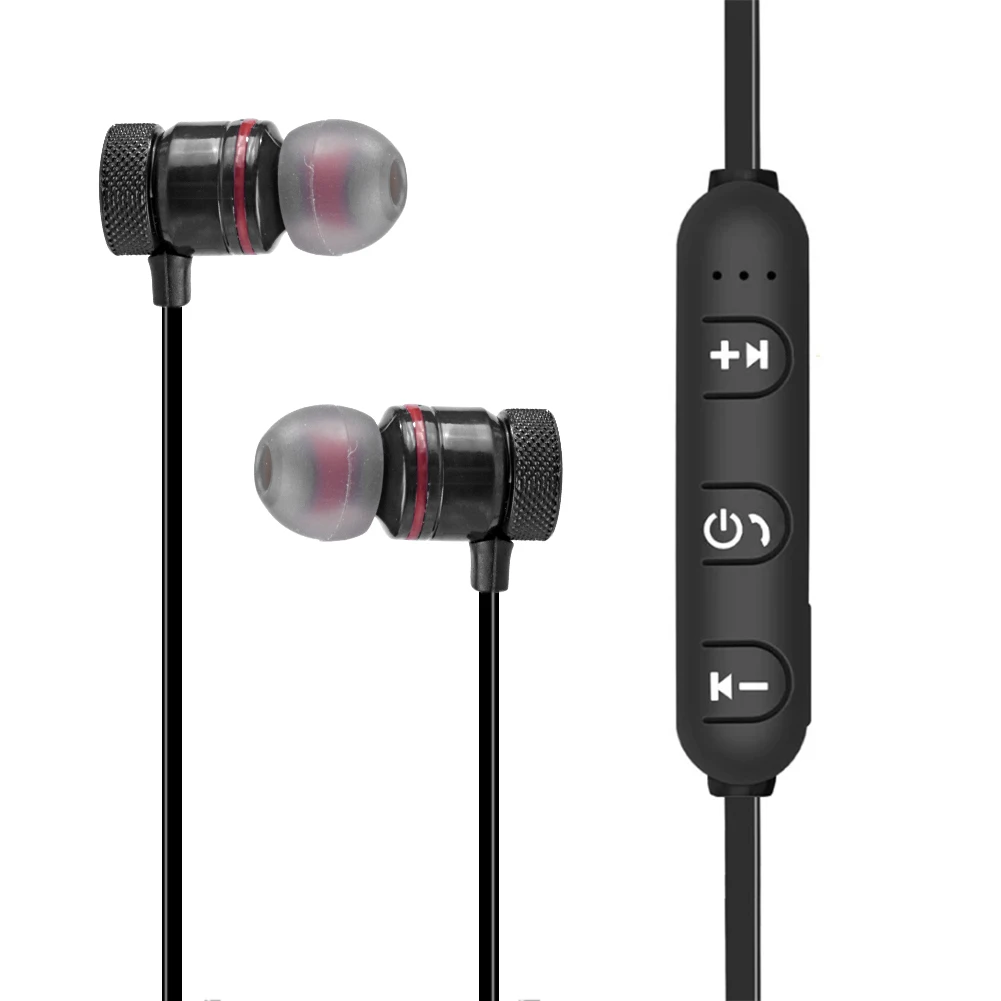 Magnetic Wireless Earphone Bluetooth-compatible Earphone Stereo Sports Waterproof Earbuds Wireless In-ear Headset With Mic wireless headphones bluetooth headset