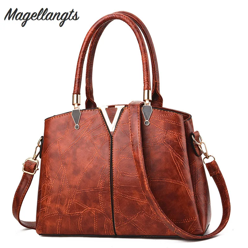 Новые европейские и американские модные сумки вместительные женские