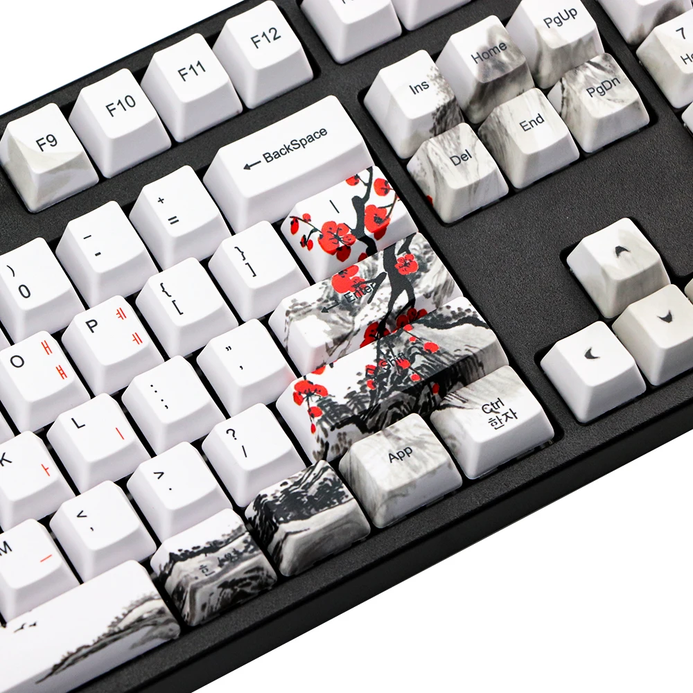 Somente vendas keycap novidade corante sub flor