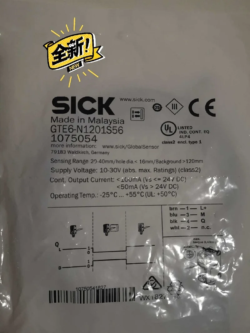 

Больных миниатюрные Фотоэлектрические датчики GTE6-N1201S56 G6 серии 1075054