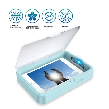 

10PCS Multifunctional Sterilizing Box Dual Tube UV Light Tablet Aromatherapy Disinfector 4.13 *7.8 inch Free Shipping DHL EMS