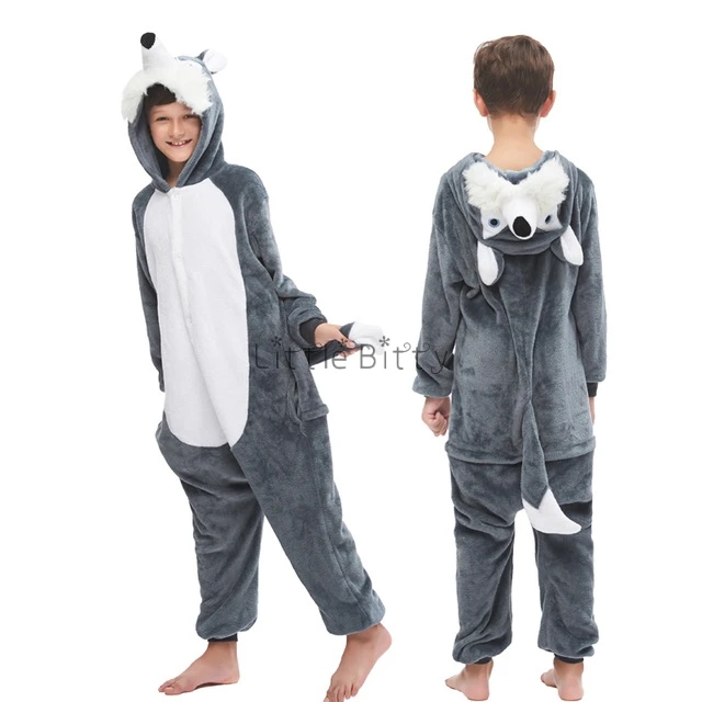 Пижамы-комбинезоны в виде животных, одеяло для мальчиков, пижама для сна, костюмная Пижама, пижама, пижама с единорогом, львами, оленем, лисой, пижама с животными - Цвет: LA23