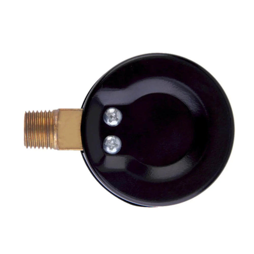 Сухой утилита вакуумный манометр Blk сталь 1/" NPT нижний монтаж-30HG/0PSI абсолютно
