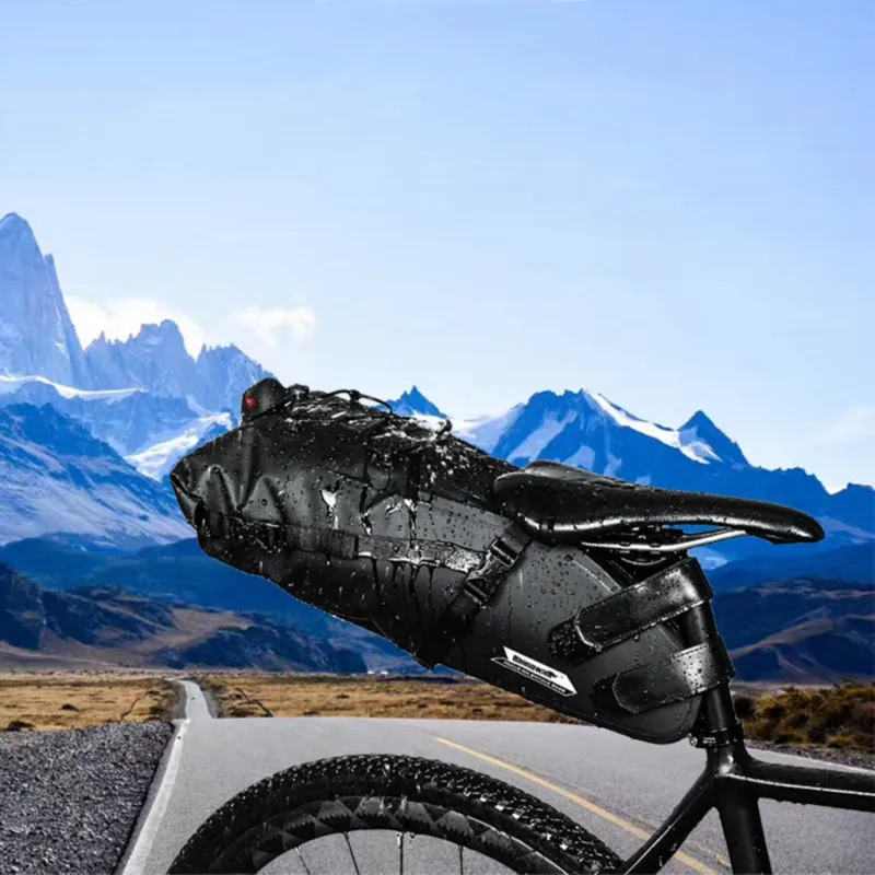 

RHINOWALK Bicycle Saddle Bag 5L/10L/13L Full Waterproof MTB Road Bike Cycling Rear Pack Panniers Tail Seat Bag Bike Accessories