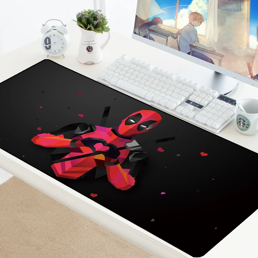 Deadpool высокоскоростной коврик для мыши Большой xl игровой коврик для мыши Lockedge коврик для мыши Клавиатура коврик для мыши большая мышь компьютерные игровые коврики 700x300