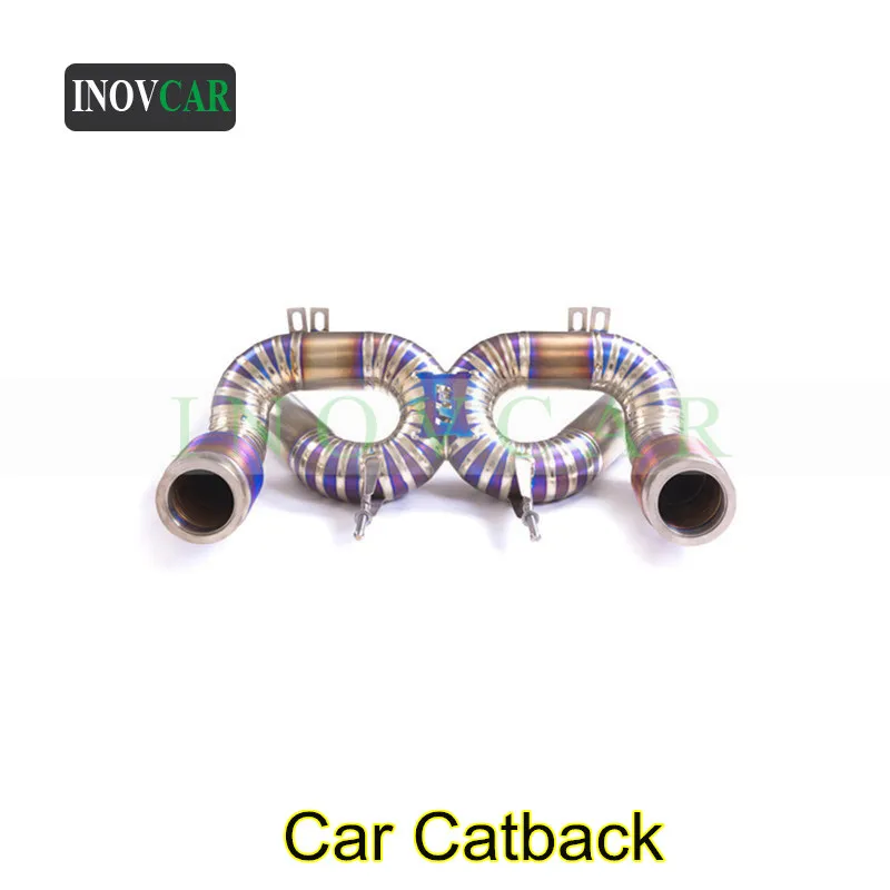 

New High Quality Titanium Alloy For Mclaren 720s Car Catback Exhaust Manifolds Car Accessories 2017+
