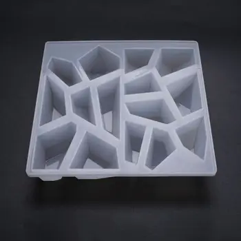 

Crystal Epoxy Resin Mold Irregular Stones Casting Silicone Mould Handmade DIY Crafts Ornaments Making Tool
