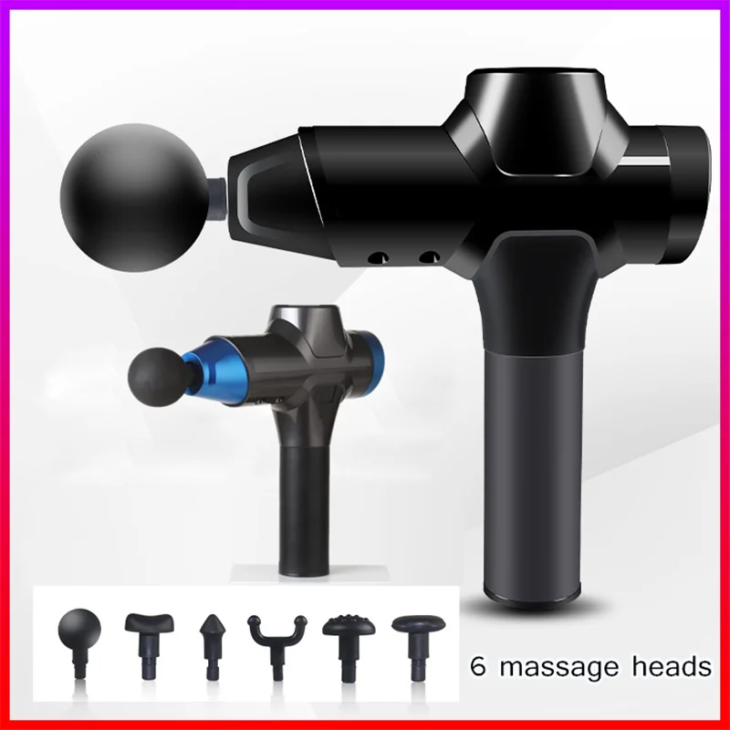 

Massage Gun LCD Deep Tissure Massager Body Muscle Relaxation Pain Relief Massage Gun Fitness Yoga Percussion Therapy Massager