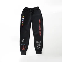 Брендовые высококачественные кашемировые брюки Трэвиса Скотта ASTROWORLD с буквенным принтом для мужчин и женщин, штаны для бега в стиле хип-хоп