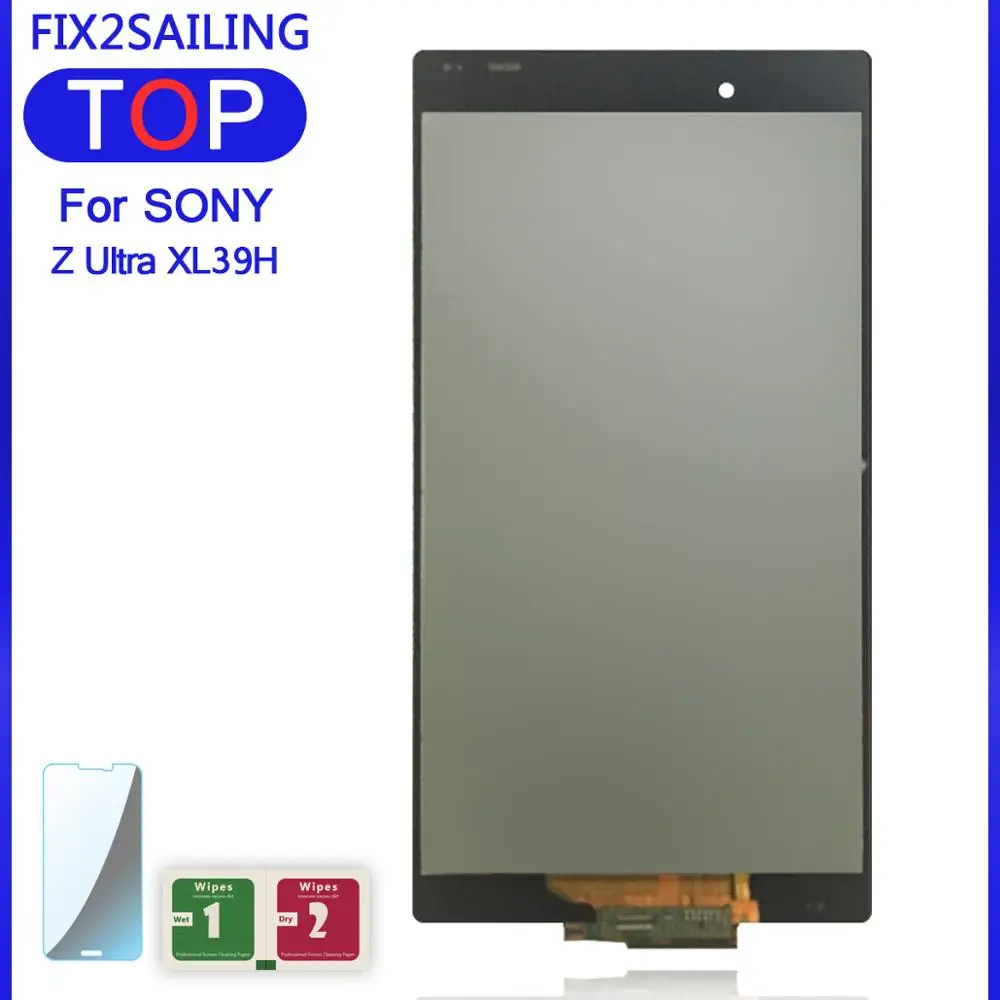 

6.44"LCD Display Digitizer Sensor Glass Panel Assembly Replacement For Sony Xperia Z Ultra XL39h XL39 C6802 C6806 C6843 C6833