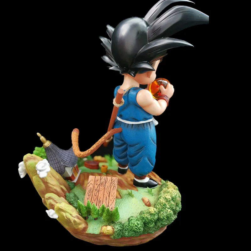 Dragon Ball GK нижний солдат Супер Saiyan сильный Прекрасный маленький сын ГОКу статуя смолы фигурка Коллекция Модель игрушки C32