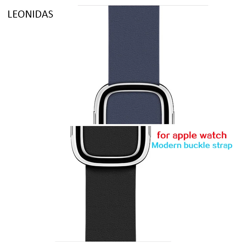 Kingburge ремешок из натуральной кожи для apple watch 42 мм 38 iwatch 3 2 1 нержавеющая сталь