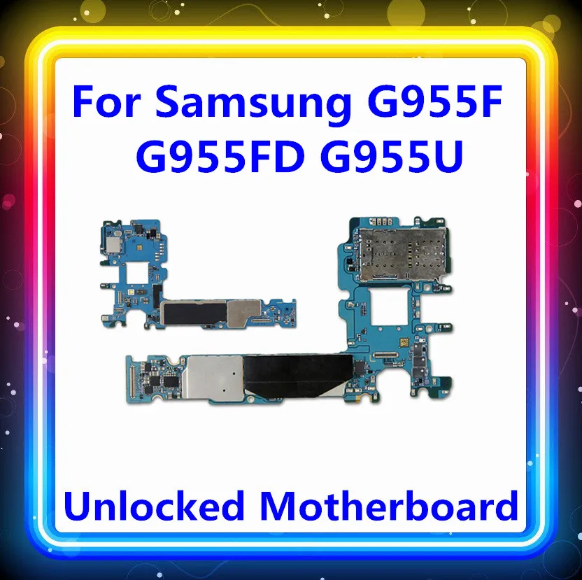 Разблокированная материнская плата для samsung Galaxy S8+ G955F G955FD G955U, материнская плата с одной/двумя sim-картами, замененная материнская плата, протестированная на чипах