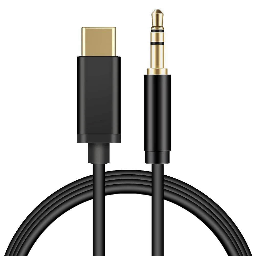 Usb type C до 3,5 мм разъем аудио кабель AUX Наушники адаптер Женский динамик автомобильный шнур AUX для huawei mate 10 20 P10 MI8 AUX кабель 1 м