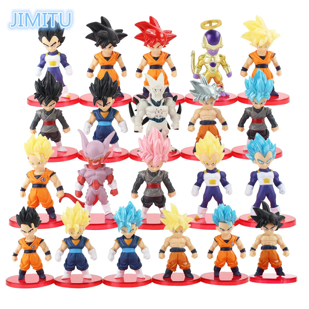 21 шт. WCF Dragon Ball Sun Wukong Devils Tranks Saiyan кукла модель ручная украшения игрушки супер