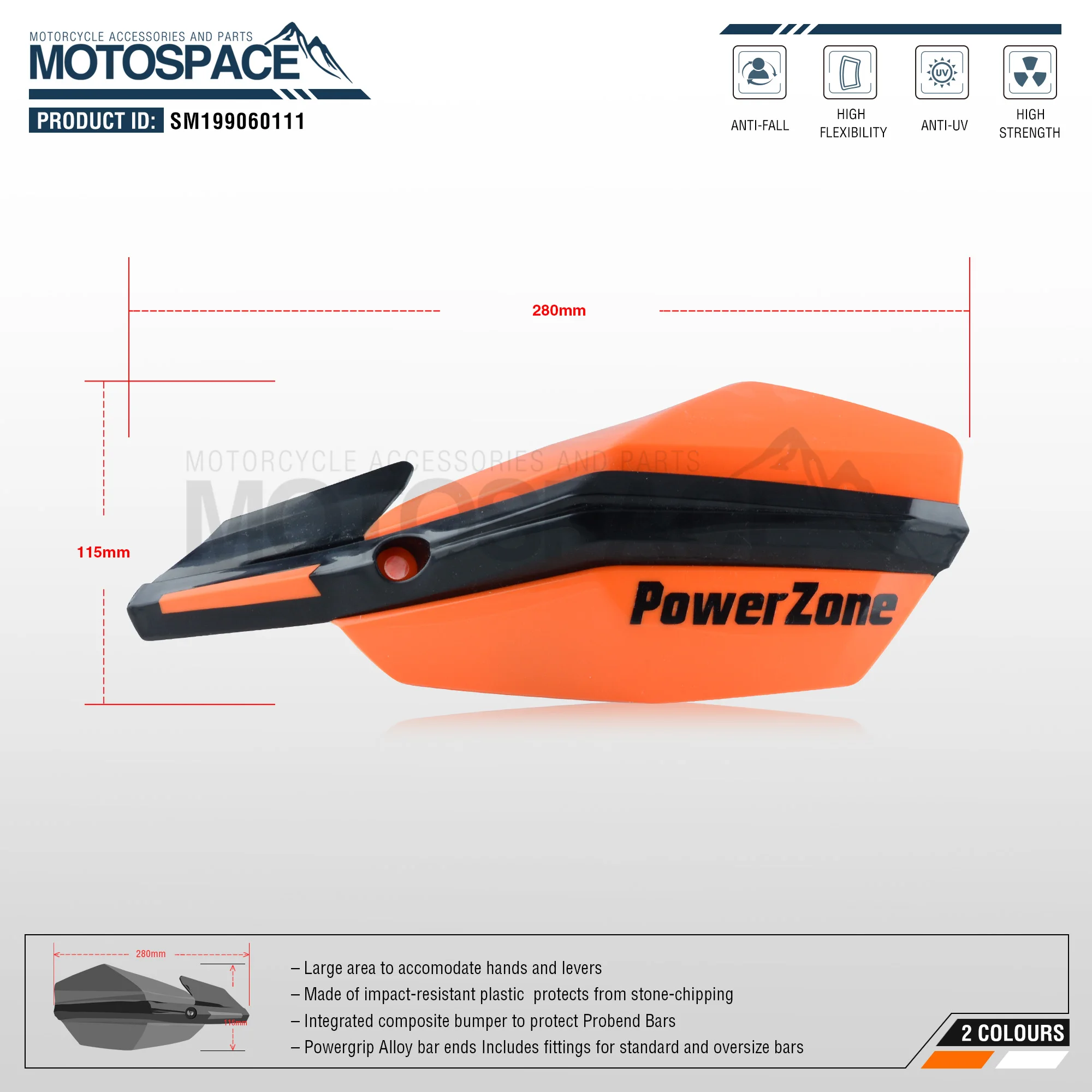 Spacemotors PZ-KUS рукавицы для мотоцикла подходят для 7/" 22 мм руль 1-1/8 28 мм жир бар CR XR YZ WR EX TTR CRF WRF EXC DRZ