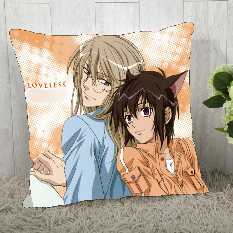 Loveless Aoyagi Ritsuka Agatsuma Soubi Yaoi Anime Pillow Case Cushion Cover  40cm - Pillow Case - AliExpress