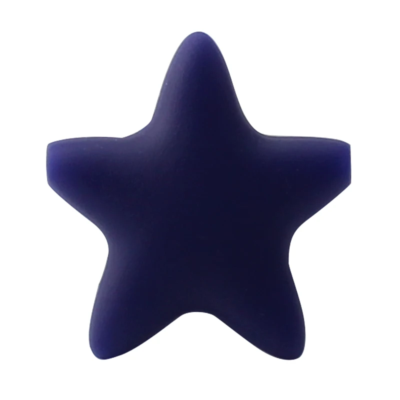 Navy-5pcs Keep& Grow Star, 50 шт., силиконовая бусина, детский прорезыватель, аксессуары, пищевая жемчужина, силиконовая звезда, Прорезыватель для зубов, зубопрорезыватель - Color: Navy-5pcs
