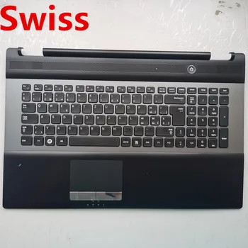 

Swiss/NE NW /Russian/Belgium /US layout new laptop keyboard with touchpad palmrest for Samsung RC728 RC730