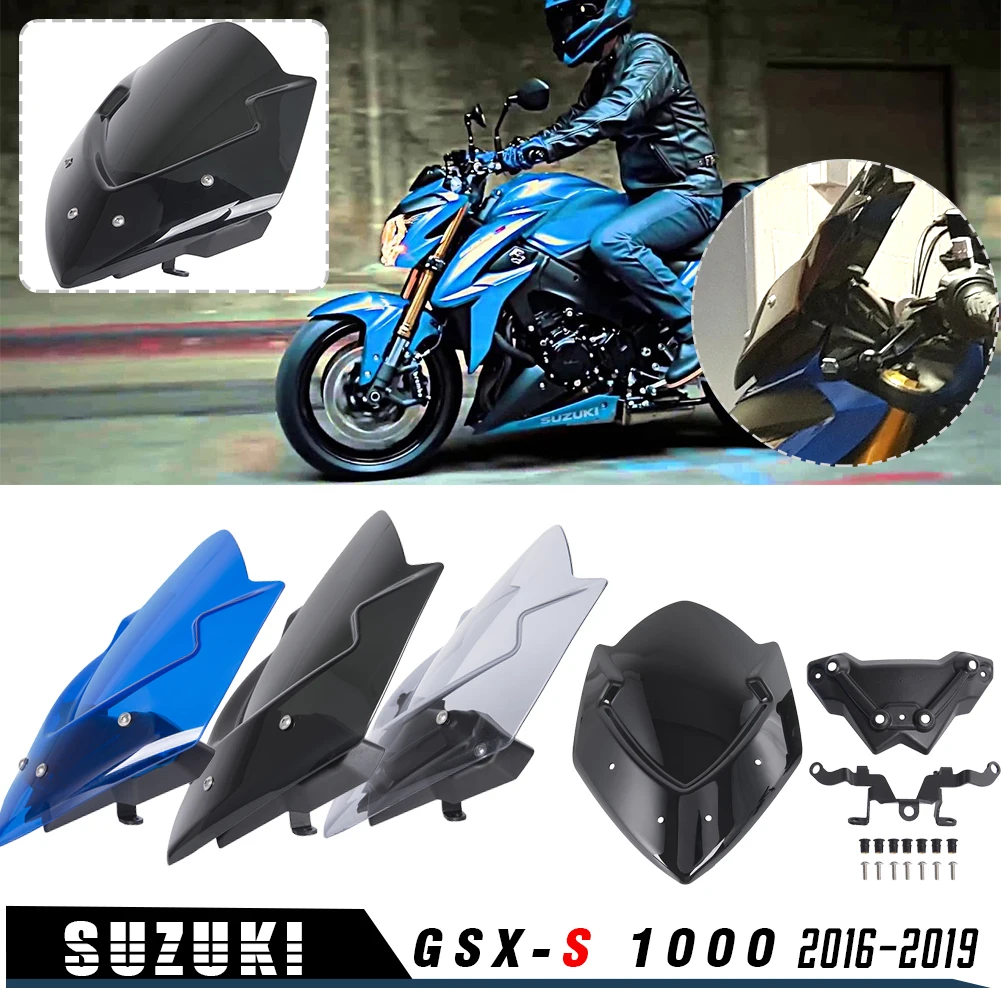 6602円 公式ストア オートバイのフロントガラスフィット感のためのヤマハMT10 MT10 FZ10 2016 2017 2018 2019オートバイのフロントガラス風防風デフレクタバイザー オートバイアクセサリー Color : Blue
