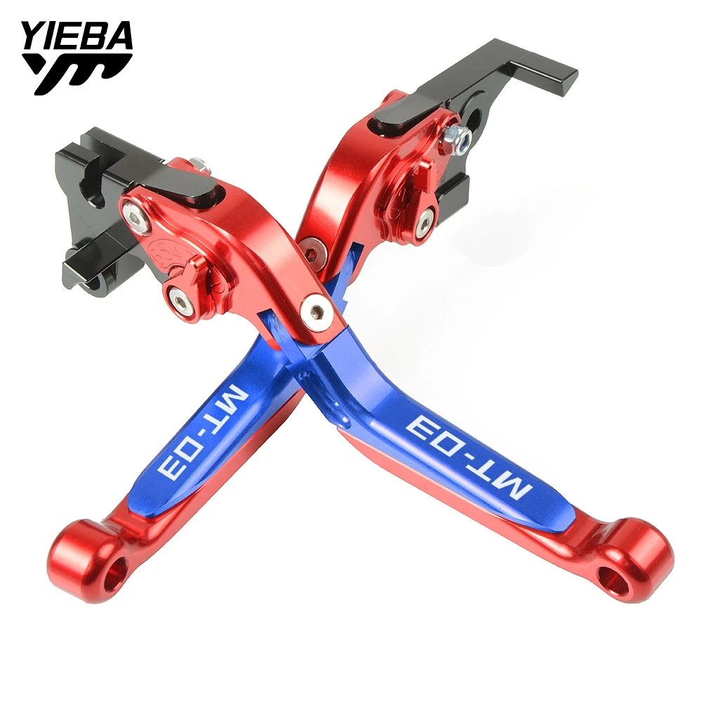 

MT03 MT 03 Motorcycle Brake Handle Adjustable Folding Brake Clutch Levers For YAMAHA MT03 MT 03 2005-2006 2005 2006