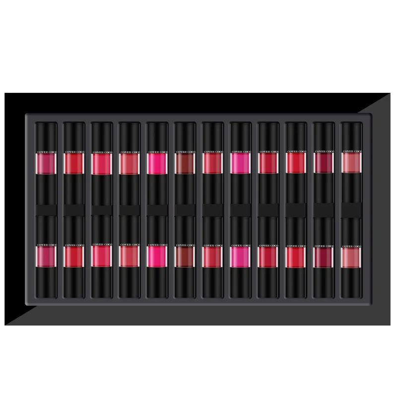 

New 24pcs/set Women Makeup Waterproof Multi-function Lip Gloss Tint Dyeing Liquid Lip Gloss Long Lasting Makeup Cosmetics Pro
