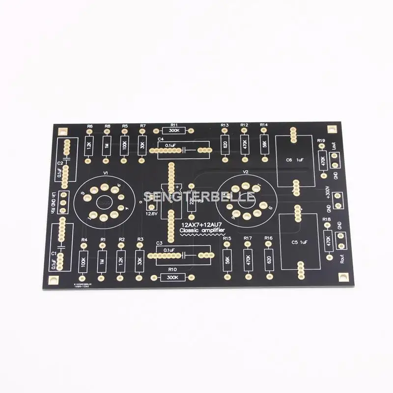Hifi 12AX7+12AU7 Tube Preamplifier Preamp Board Kit Base On Marantz 7 Circuit