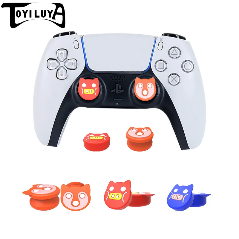 TOYILUYA 50Pcs Thumb Grip Cap For Playstation 5 PS5 PS4 PS3 Xbox One 360 Controller Joystick Cover Case stick Caps | Электроника