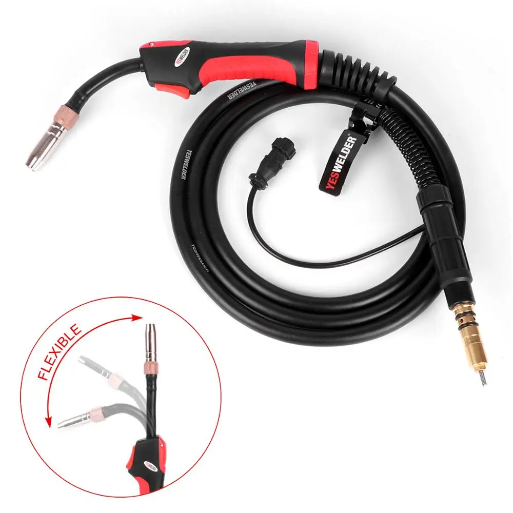 

Flexible Neck Mig Welding Gun Torch Stinger 10ft(3m) 150A Replacement Miller M15-10R