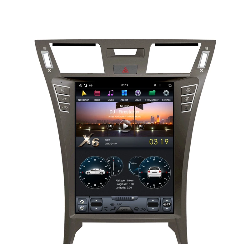 Clearance NAVITOPIA 12.1inch 4G+64GB Tesla Style Vertical Screen Android 8.1 Car DVD GPS Navigation for Lexus LS460 6