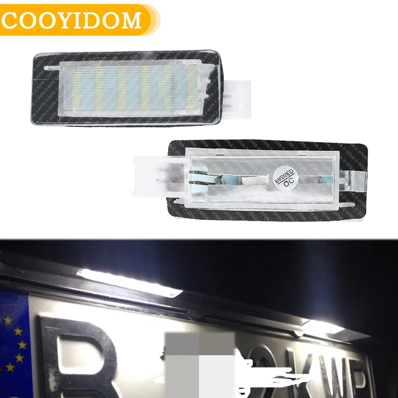 Светодиодная подсветка номерного знака для Renault Captur Espace Fluence Grandtour Scenic Twigo Master Phase