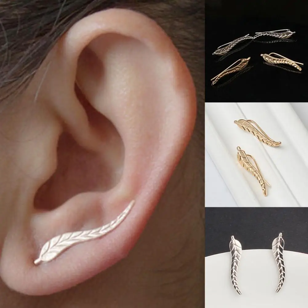 Одна пара женских Модных украшений серебряные золотые серьги для девушек