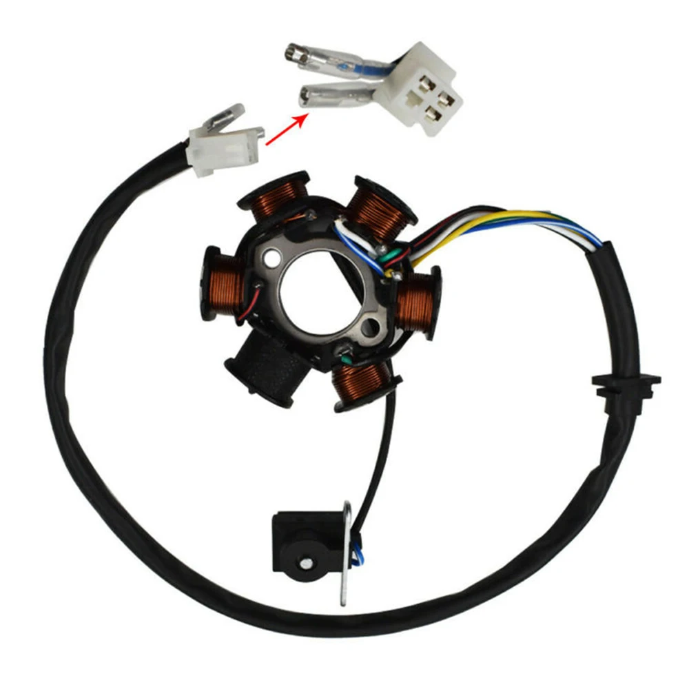 Катушка зажигания Жгут проводов комплект для GY6 125cc 150cc универсальный мотоцикл