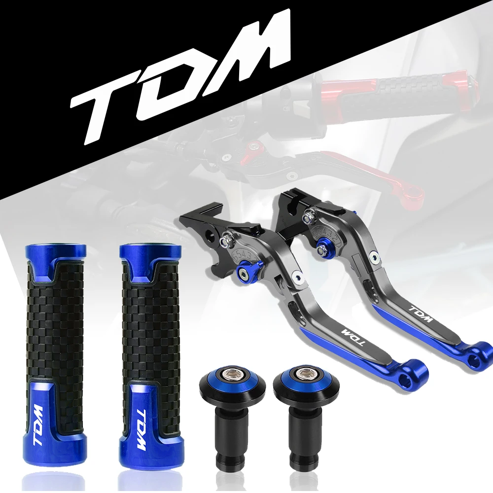 

Motorcycle Adjustable Brake Clutch Lever Handle Bar Grips Parts For Yamaha TDM 900 2004-2015 TDM 850 1991-2002 Accessories