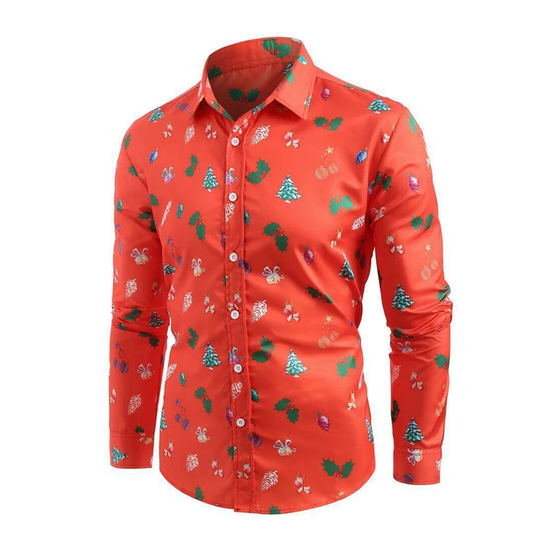 Новогодние майки, блуза, топ, Осень-зима, Blusa Mujer, мужские, тонкие, рождественские, с принтом, для фитнеса, джемпер, рождественский подарок, блузка с длинным рукавом