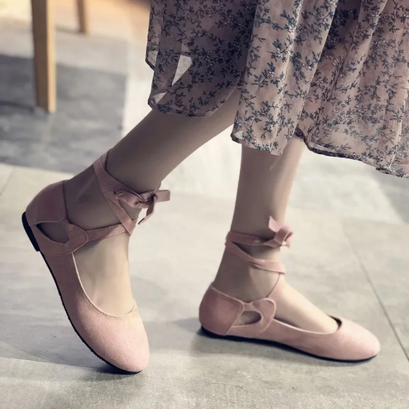 

Spring Autumn Ballet Flats Slip-On Bowtie Woman Single Shoes Work Ladies Slip On Loafer Female Footwear Zapatos Mujer J16-18