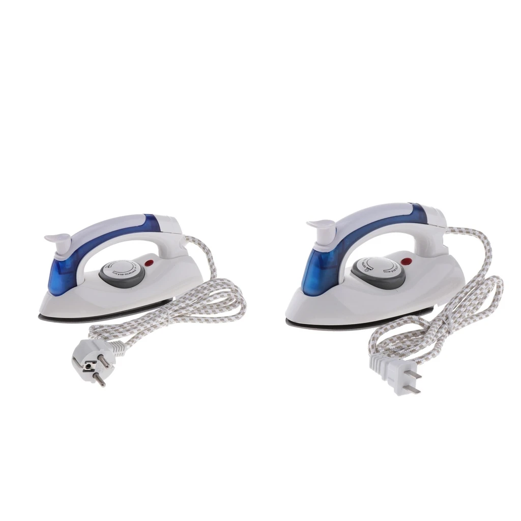 Mini Electric Iron Portable Handheld Travel Trip US Plug / EU Plug White
