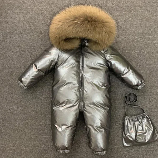 Детский пуховик Верхняя одежда Зимняя Лыжная куртка для девочек и мальчиков