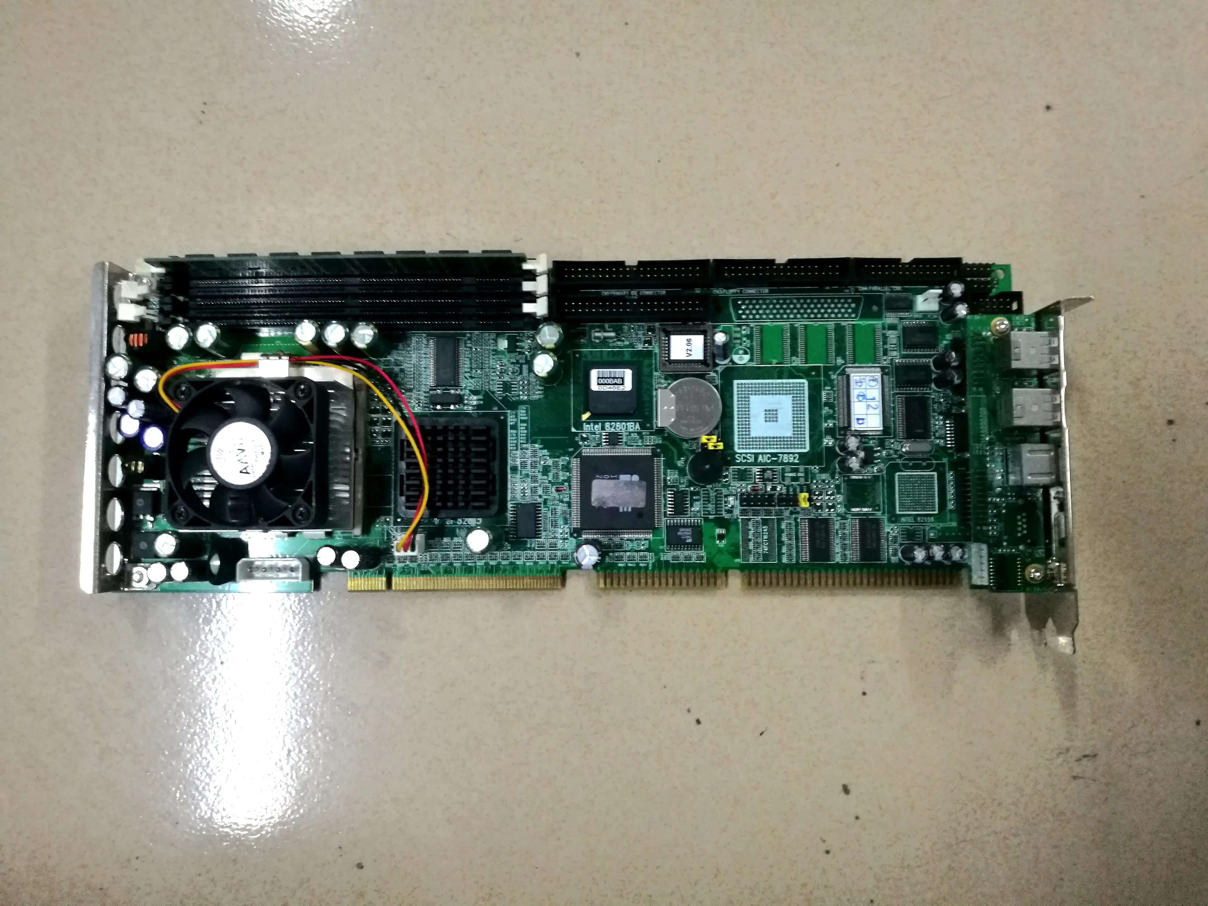PCA-6180 REV.B1 центральный процессор для управления материнской платой | Электроника