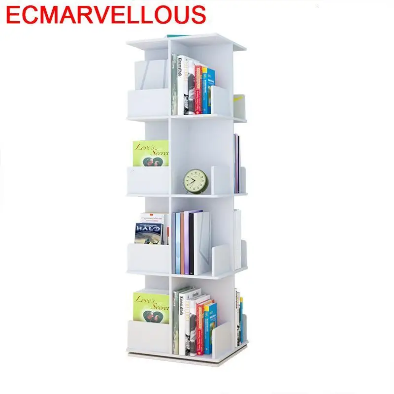

Shelving Estanteria Mueble De Madera Rotate Rotatable Bookcase Home Furniture Book Rack Libreria Scaffale Bookshelf Case