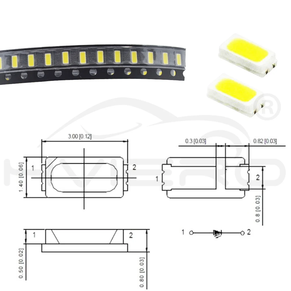 Hviero 3014 white Red Green Blue Yellow SMD SMT Beads 10-12LM lamp light 6000-6500K 1.8~3.4V 20MA LED Light beads emitting Diodes