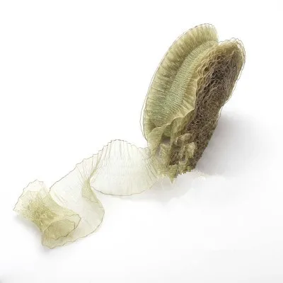C 1 ярд, шифоновая пряжа, лента, плиссированная органза, кружевная отделка, сделай сам, банты для волос, аксессуары для шитья головных уборов, украшения для свадьбы, дня рождения, вечеринки - Цвет: C