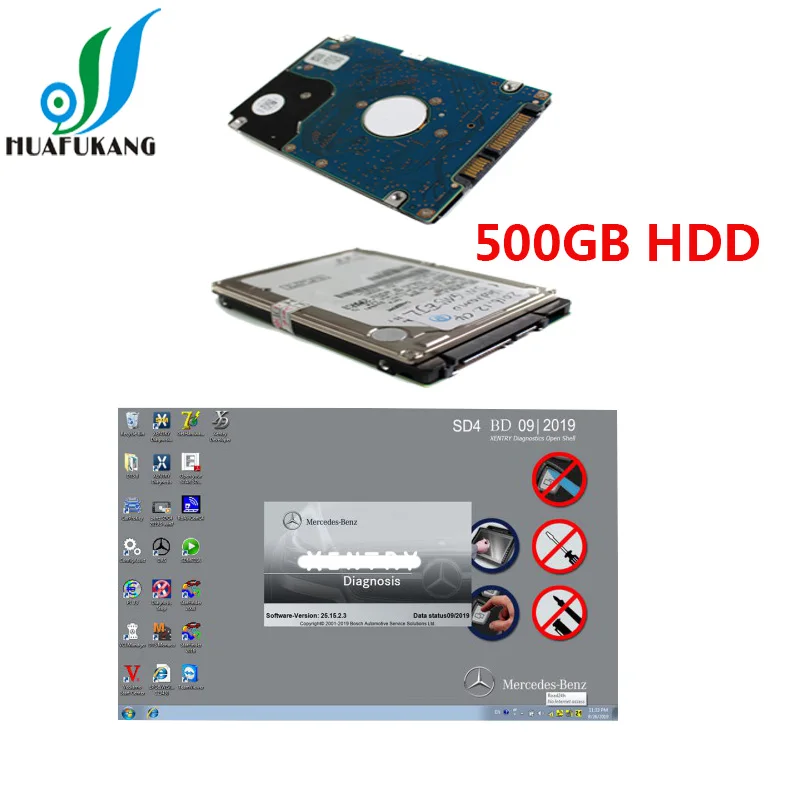 2019 09 MB STAR SD C4 C5 WIN7 32bit HHTWIN полное Программное обеспечение x-ent