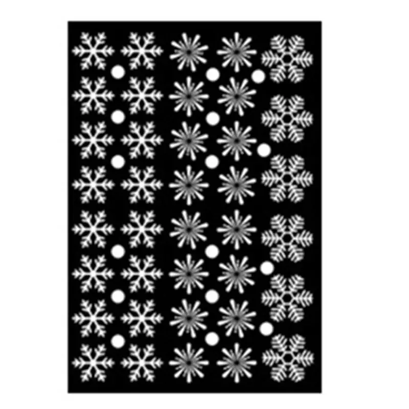 

Winter Snowflake Wall Window Sticker White Frozen Snow Flakes Vinyl Art