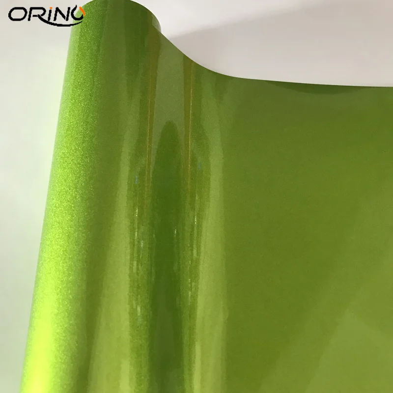 Glitter Diamond Green Vinyl Film Wrap-2