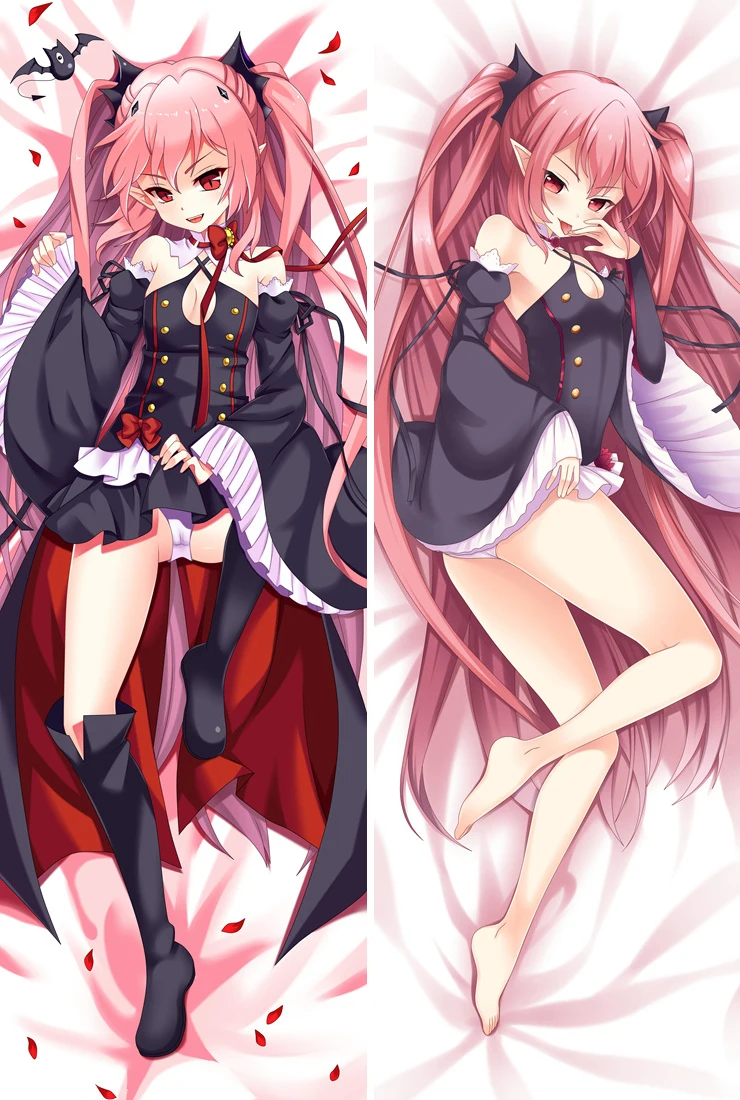 Аниме Серафим конца Owari no Seraph Krul Tepes сексуальная девушка подушка чехол s обнимая