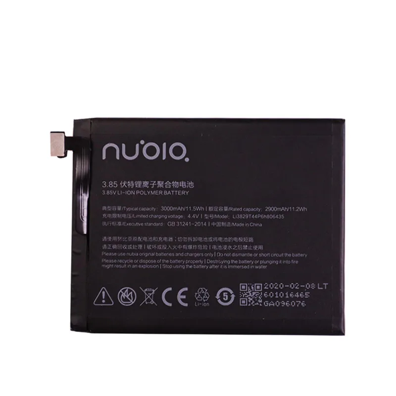 Оригинальный сменный аккумулятор 3000 мАч для ZTE Nubia M2 Lite M2Lite NX573J / PLAY NX907J Z11