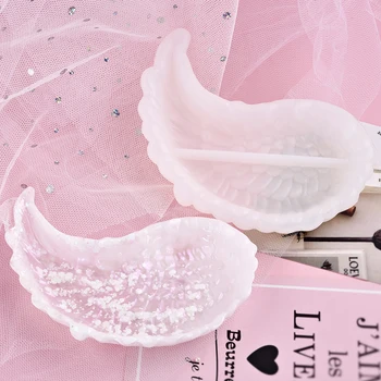 

Silicone Molds Feather Wing Shape Resin Casting Molds DIY Plate Tray Epoxy UV Resin Crafts Jewelry Making Jewelry Tools